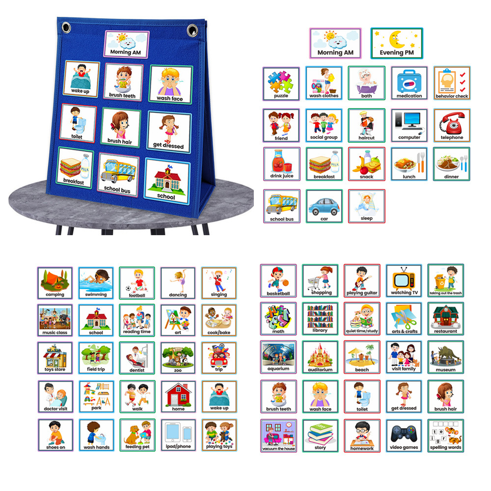 Kids Education Board - Nova chegada dupla face auto-pé dobrável