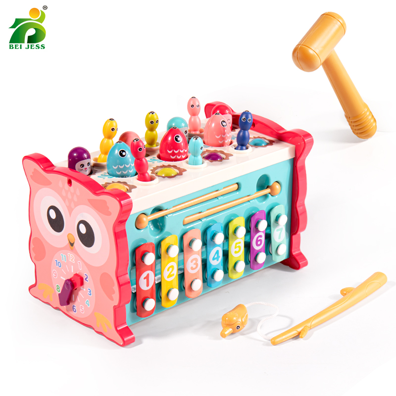 Kids Educational Songs - Magnetic Fishing Sensory Owl Cube for