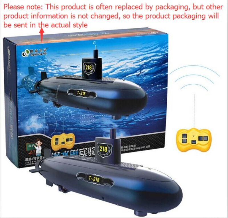 Kids Education Channel - Submarino rc de controle remoto, 6