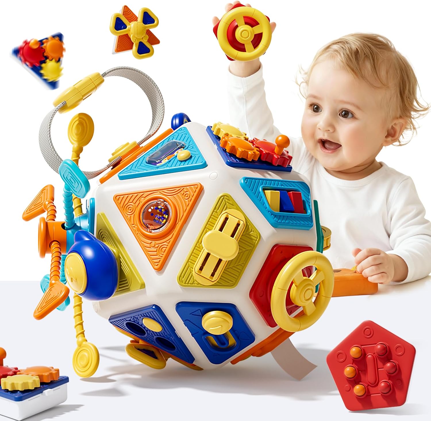 Kids Education Board - Cubo de Atividades Montessori para Bebês,