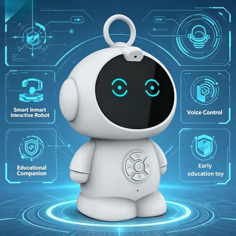 Kids Education Gift - Robô Inteligente com IA e WiFi