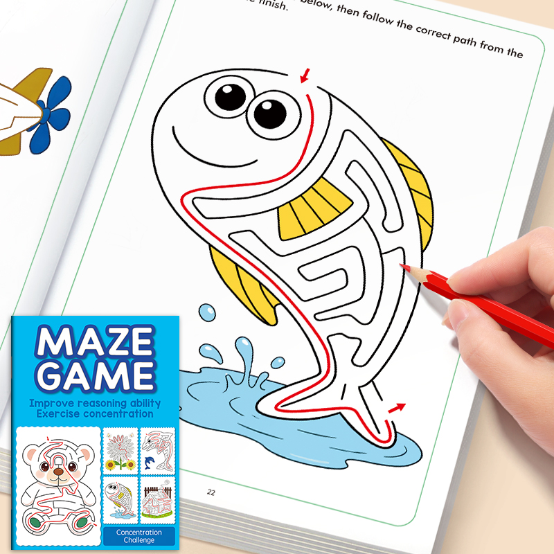Kids Definition Of Education - Livro de Desenho de Labirintos Divertidos