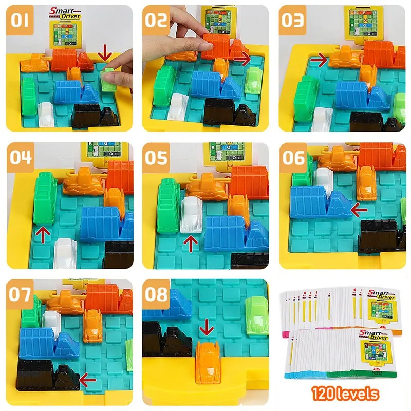 Jogo de Lógica Traffic Jam, Qu - Kids Education Activities avaliação e preço