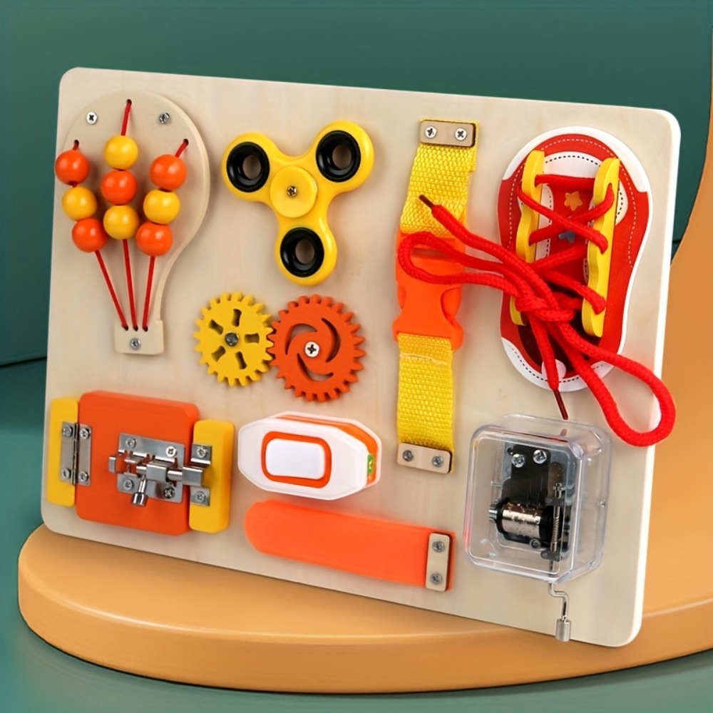 Brinquedo Sensorial Montessori - Kids Education Board avaliação e preço