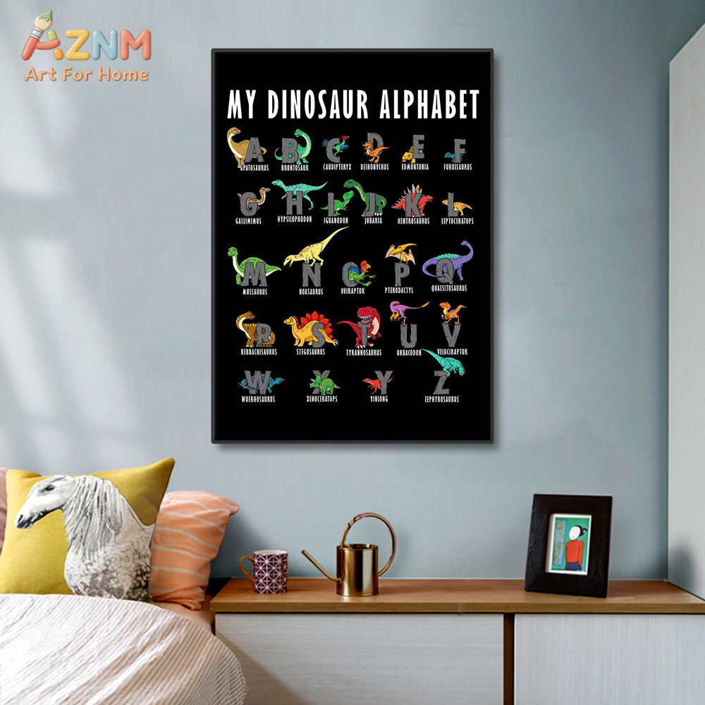 AZNM Quadro de Parede em Tela  - Kids Education Background avaliação e preço