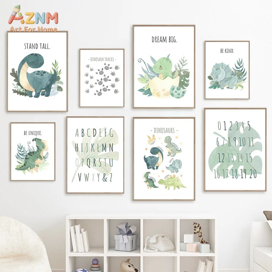 AZNM Arte de Parede em Tela co - Kids Education Quote avaliação e preço