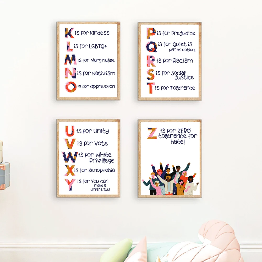 Berçário alfabeto direitos hum - Kids Education Quote avaliação e preço